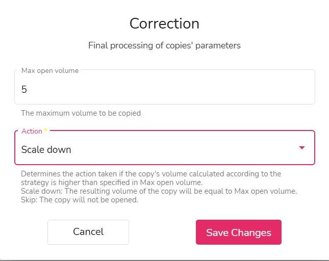 BlackBull Markets Copytrading setup - Step 5 Lot Size Limit